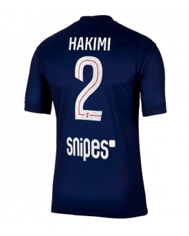 Billige Fotballdrakt Paris Saint-Germain Achraf Hakimi #2 Replika Hjemmedrakt 2025-26 Kortermet